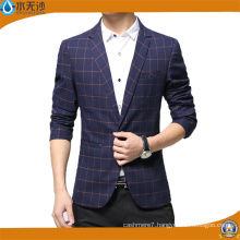 2017 New Men Cotton Blazer Casual Printing Blazer